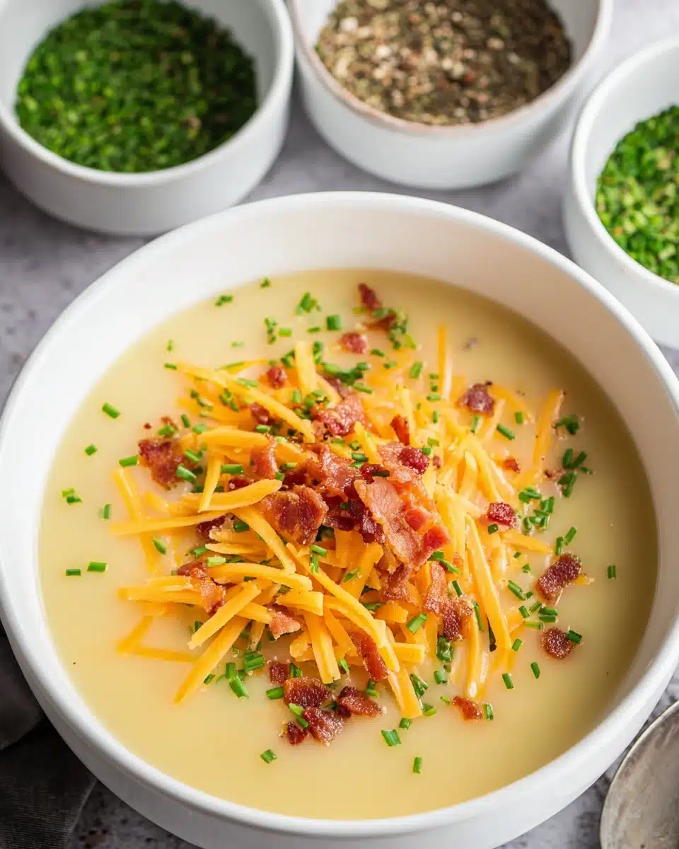 Cheddar Cheese Potato Soup Recipe
