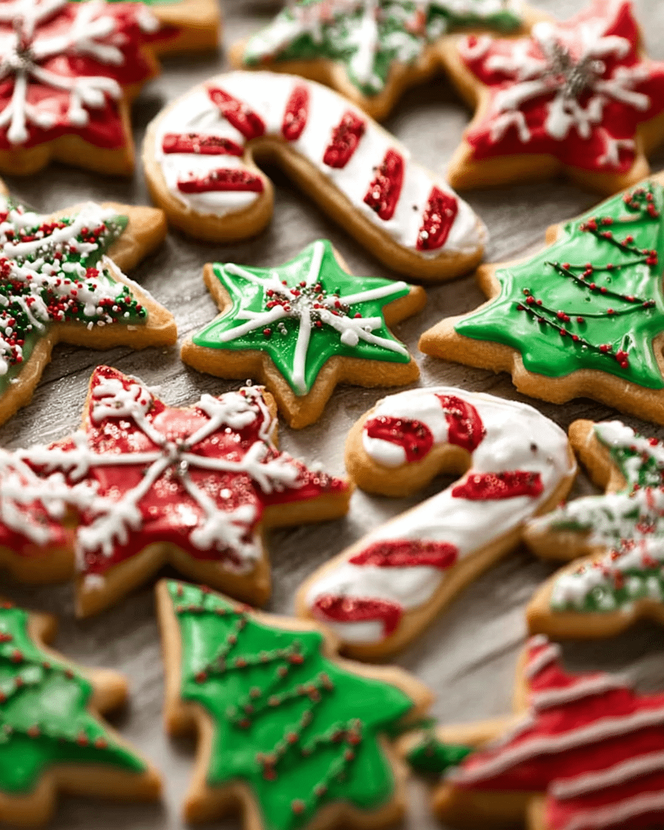 Christmas Cookies Recipe (Classic Vanilla Biscuits)