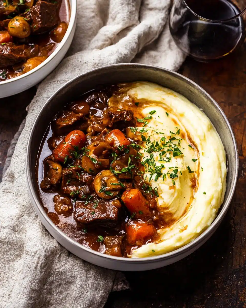 Classic Beef Bourguignon (Christmas Recipe)