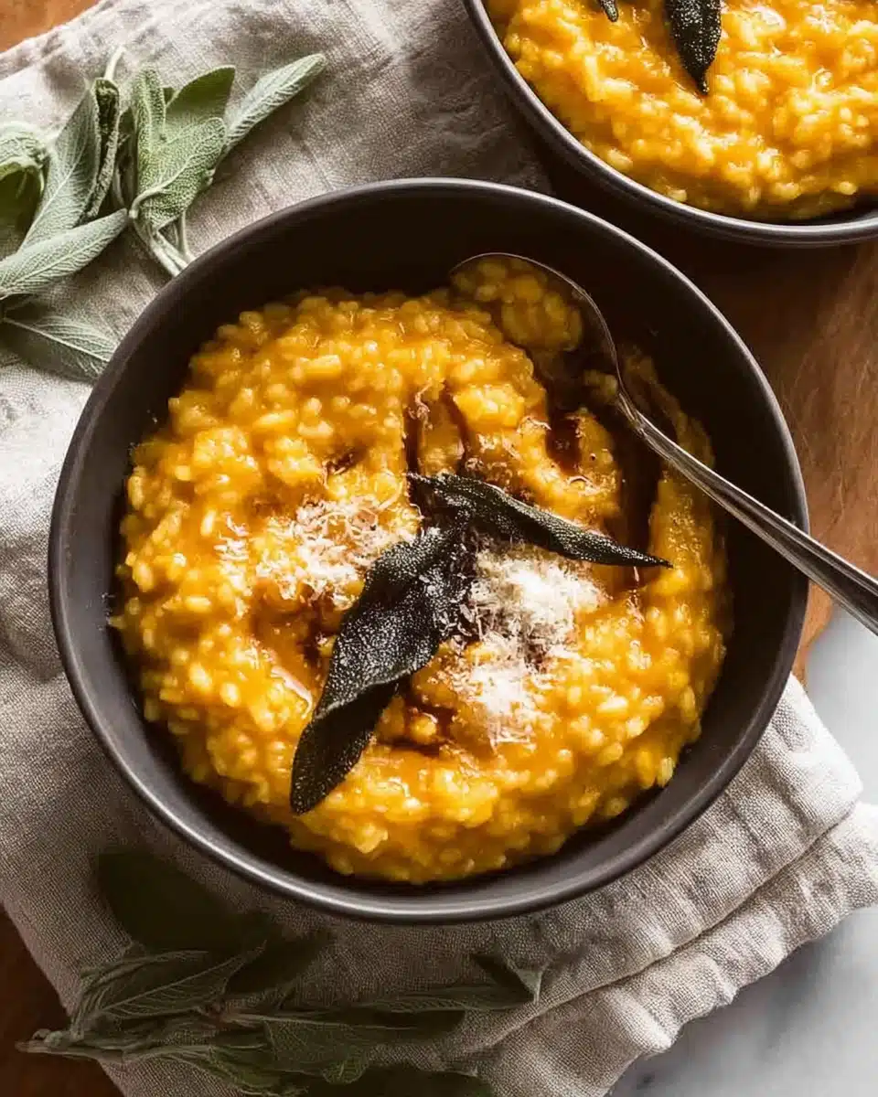 Creamy Baked Pumpkin Risotto