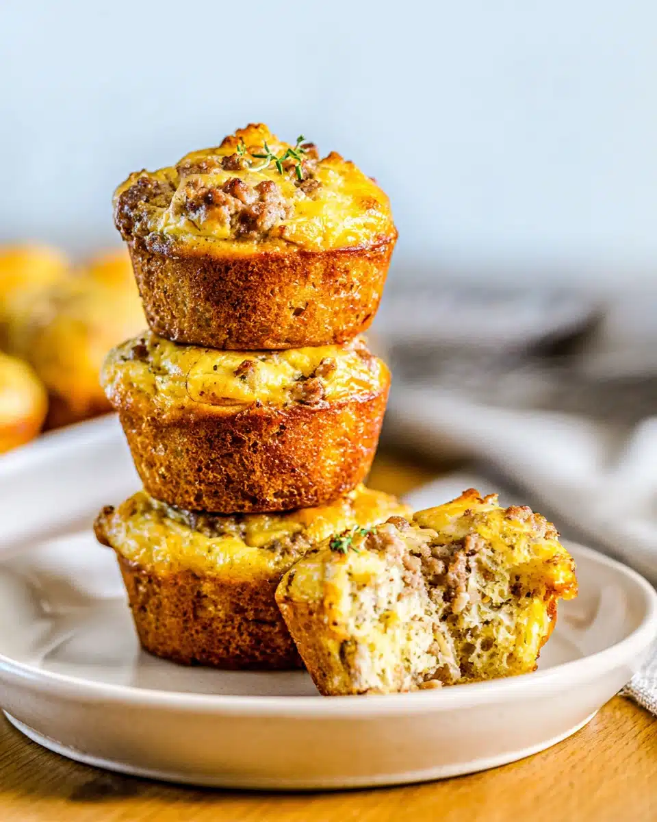Easy Sausage Pancake Bites