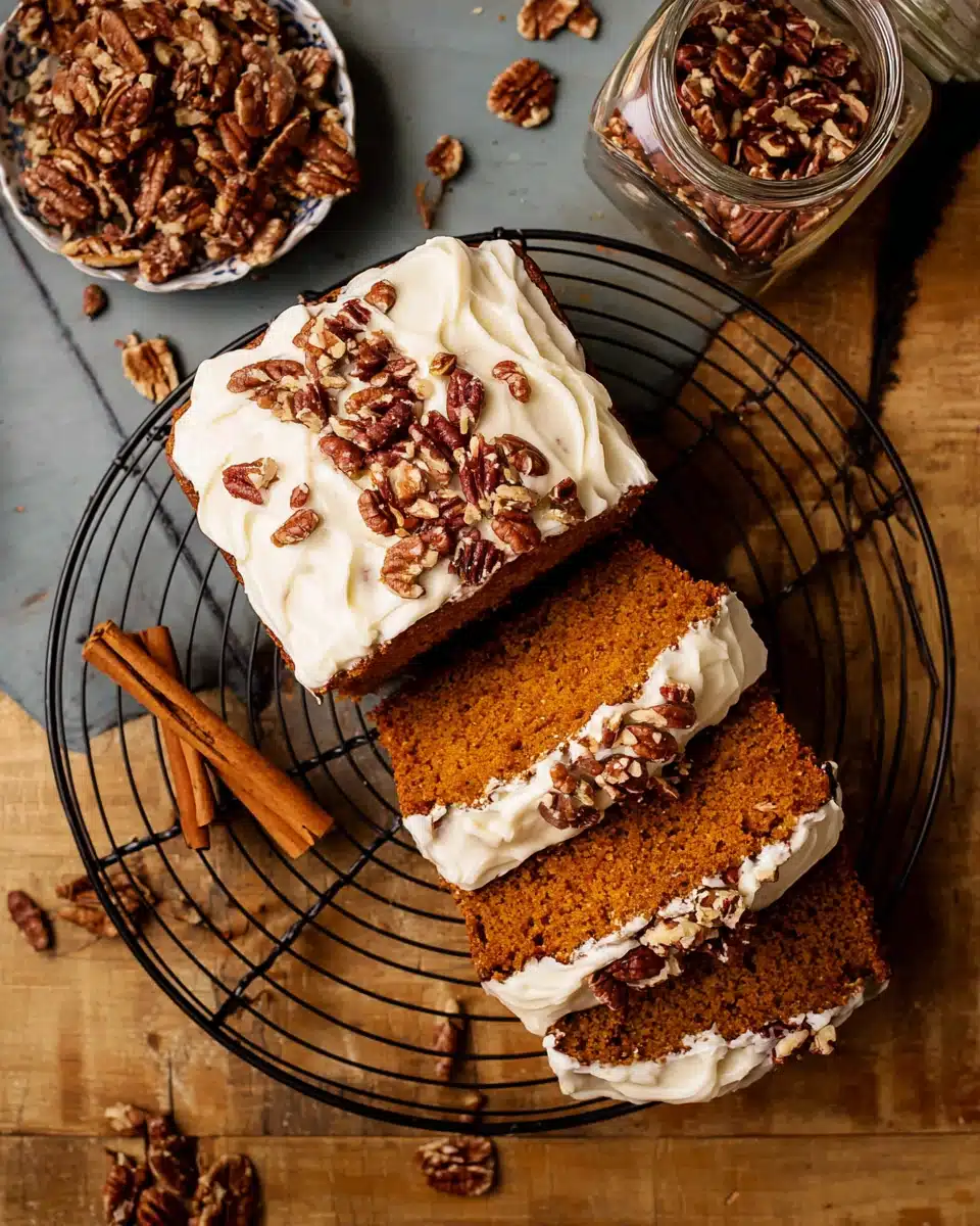 Frosted Pumpkin Bread