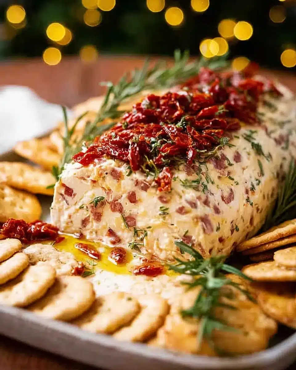 Italian Cheese Log – A Festive Christmas Appetizer
