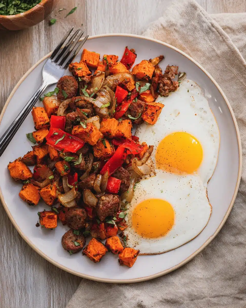 Sweet Potato Breakfast Hash (Thanksgiving Recipe)