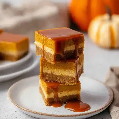 The Best Pumpkin Cheesecake Bars Ever 10 The Best Pumpkin Cheesecake Bars Ever with caramel drizzle