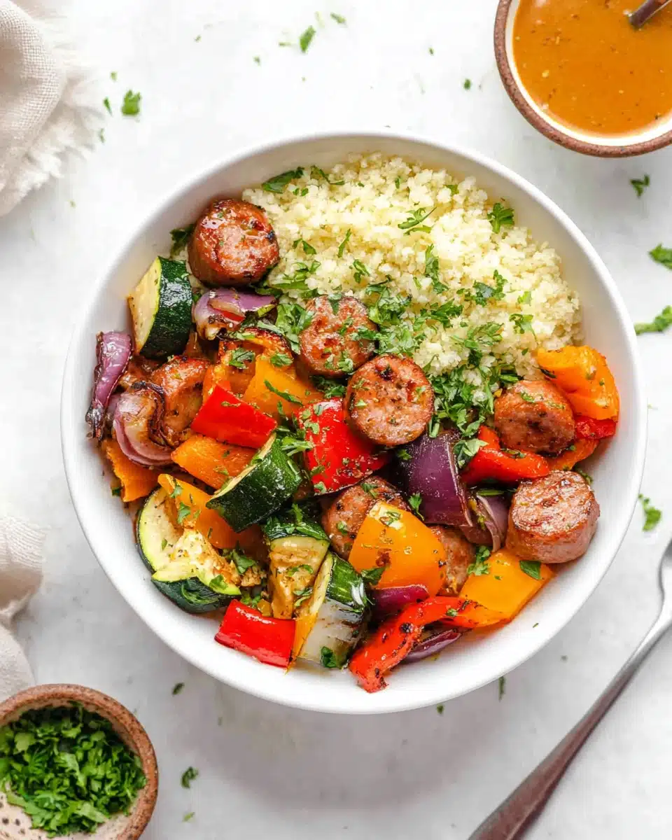 Air Fryer Chicken Sausage and Veggies: Quick, Flavorful, and Healthy Dinner
