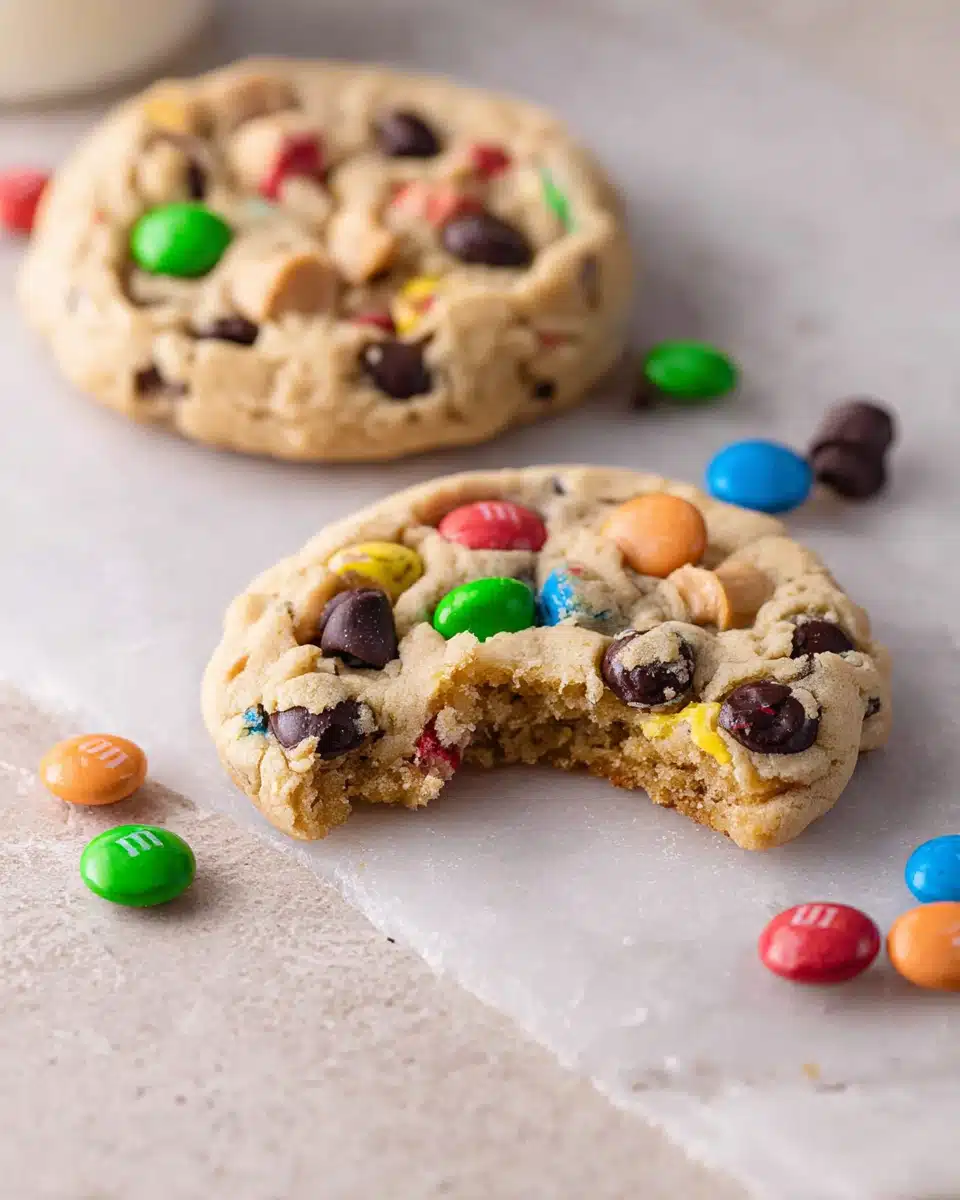 Crumbl Monster Cookie Recipe – Soft & Packed with M&M’s