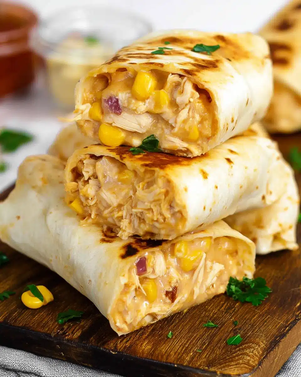 Easy Chicken Wraps (Quick & Flavorful Lunch Recipe)