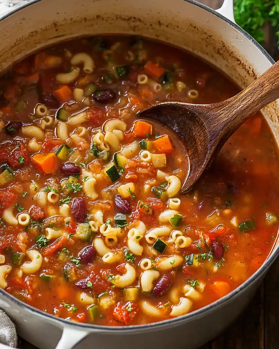 Minestrone Soup Recipe (Hearty and Classic Italian Comfort Food)