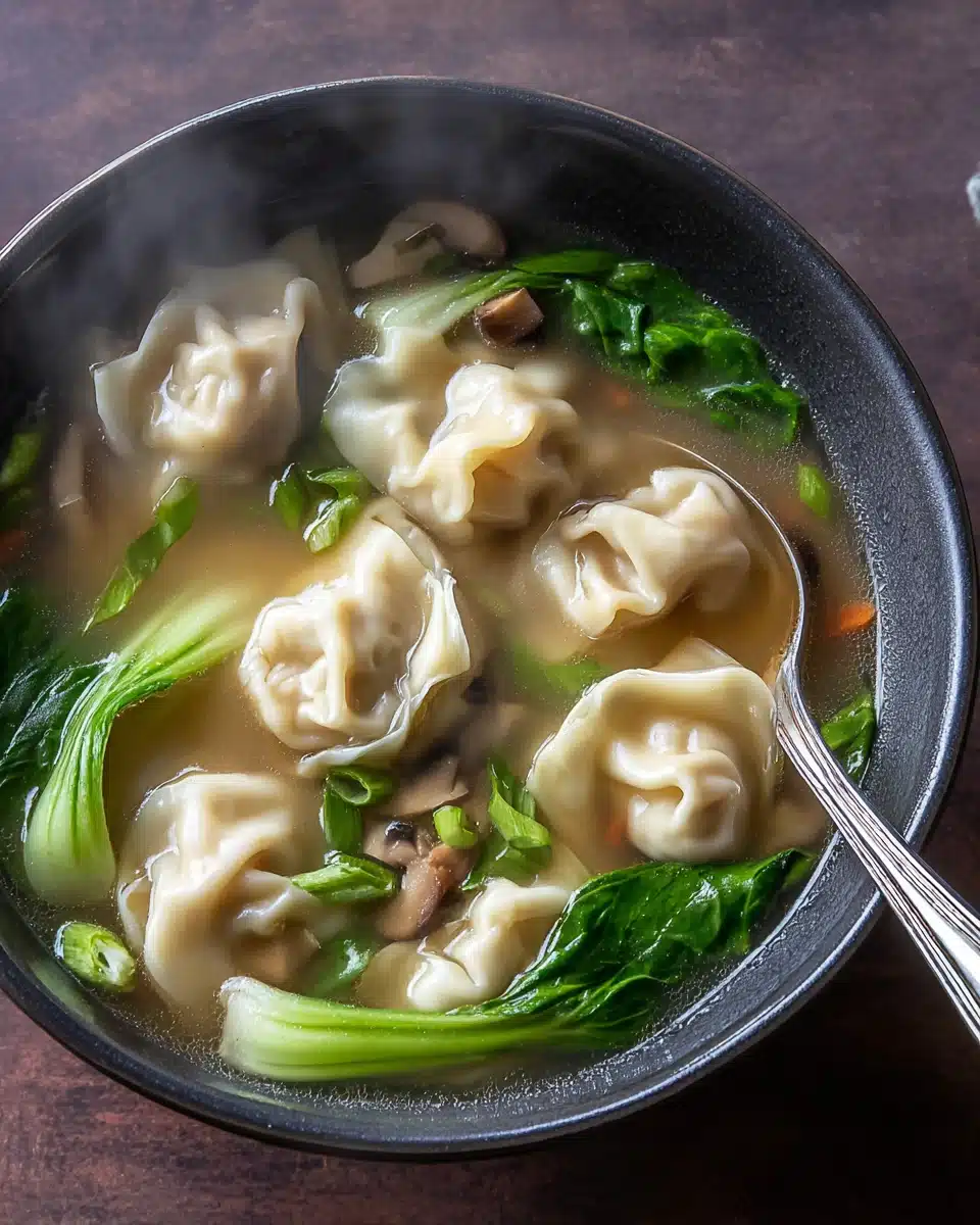 Quick & Easy Wonton Soup Recipe