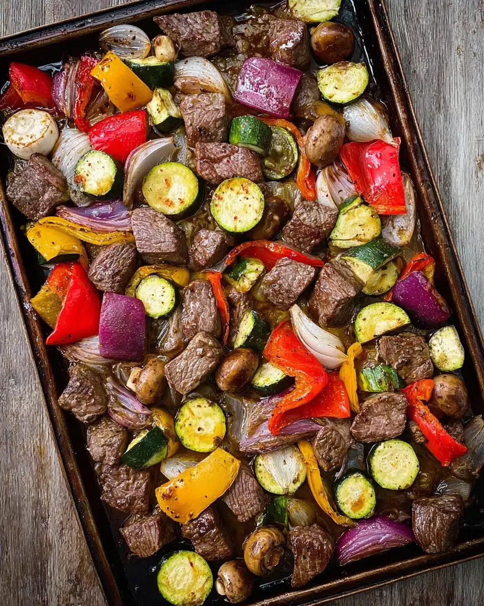 Sheet Pan Beef Kebabs – Easy, Juicy, and Flavorful Dinner
