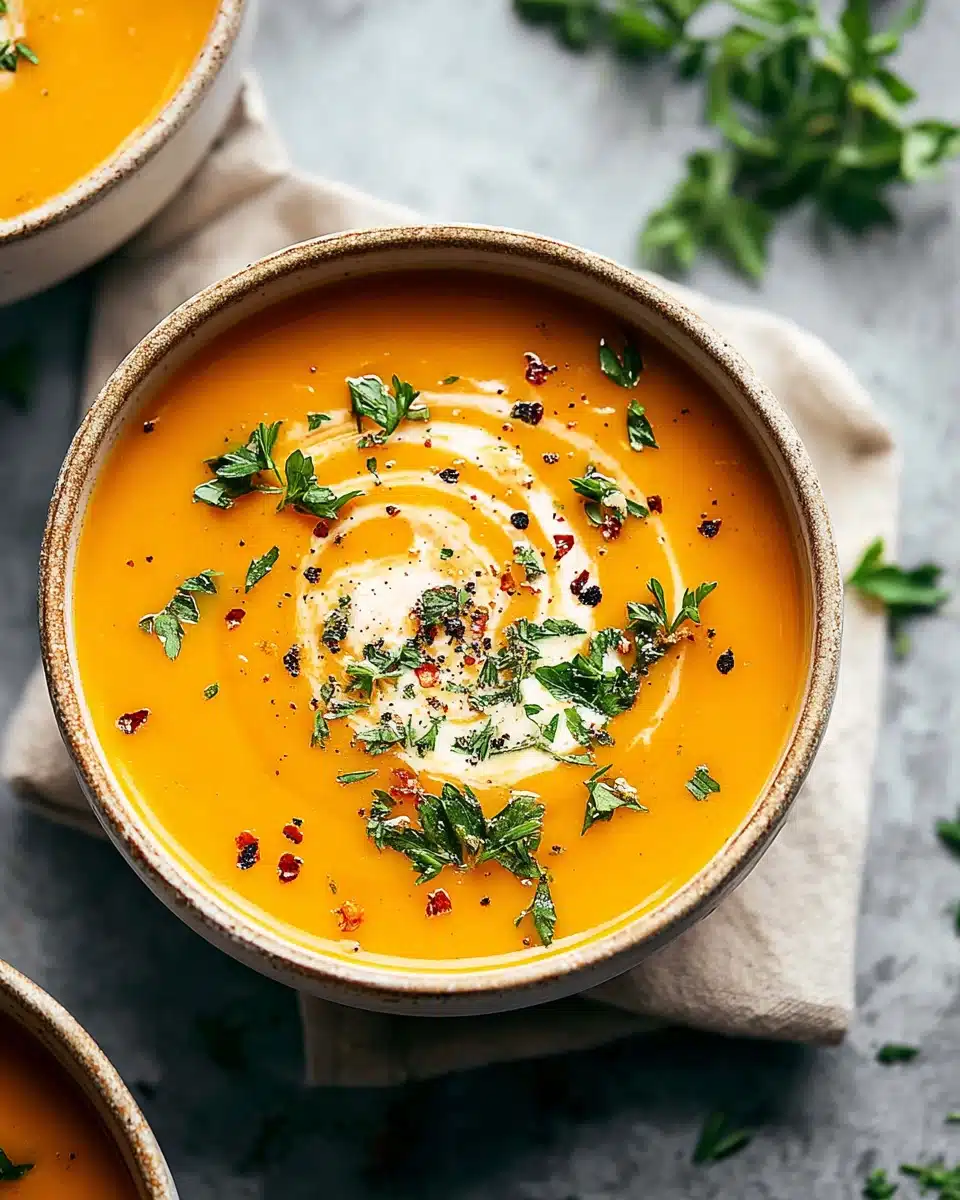 Spicy Butternut Squash and Sweet Potato Soup Recipe