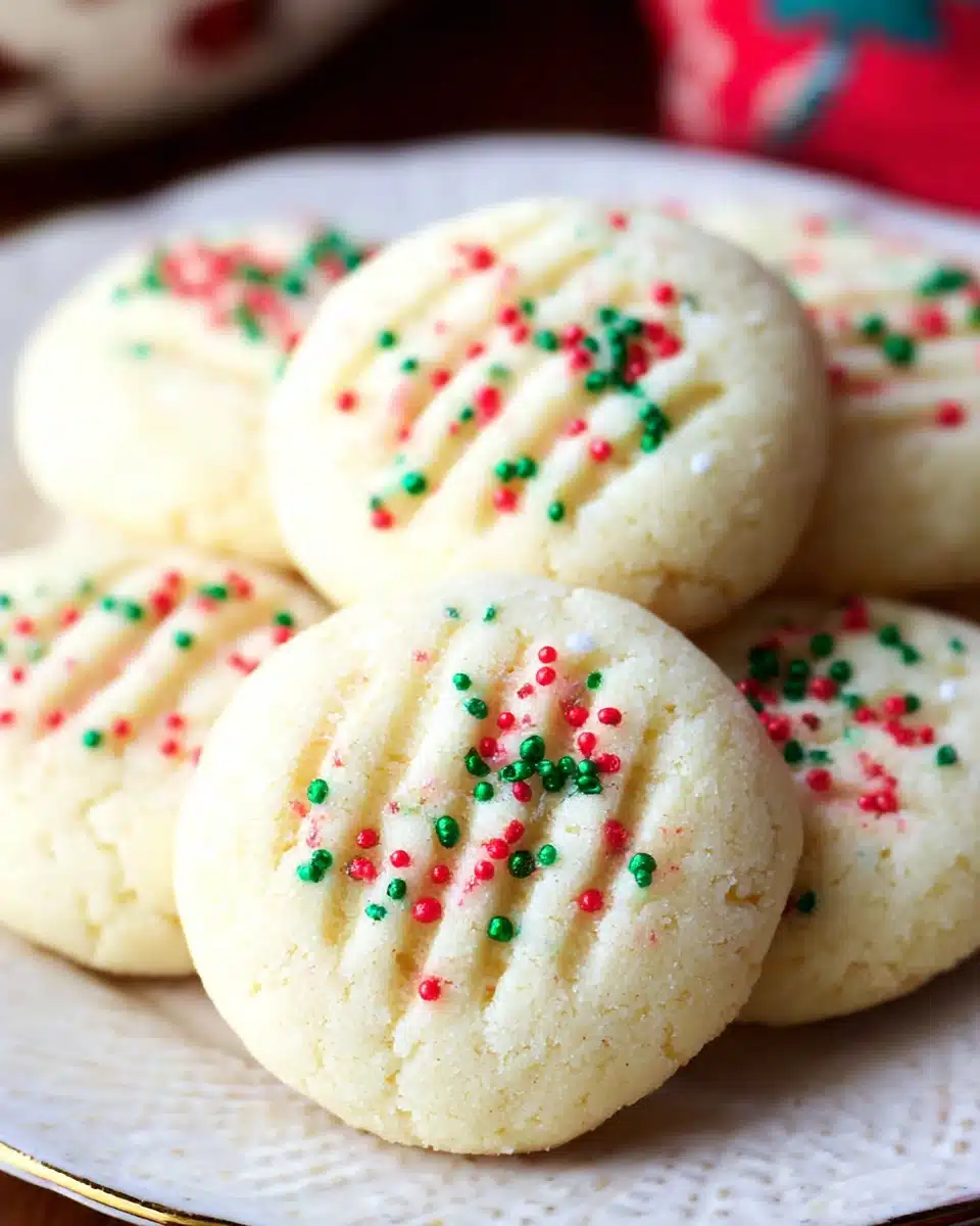Whipped Shortbread Cookies (Melt-in-Your-Mouth Christmas Classic)