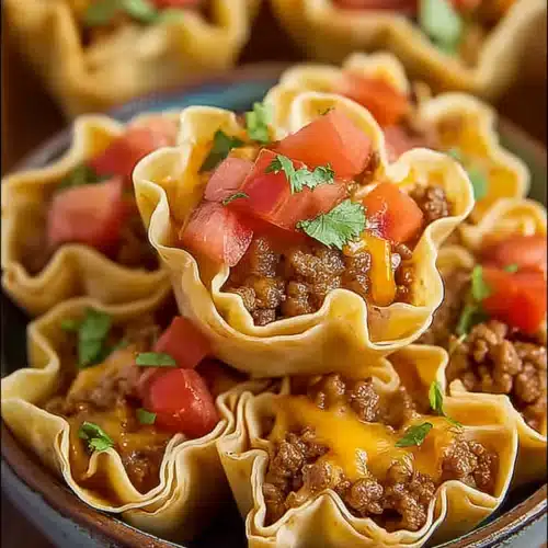 Taco Ranch Bites Recipe – The Ultimate Party-Perfect Lunch Snack 5 Crispy taco ranch bites filled with beef, melted cheese, and tomatoes