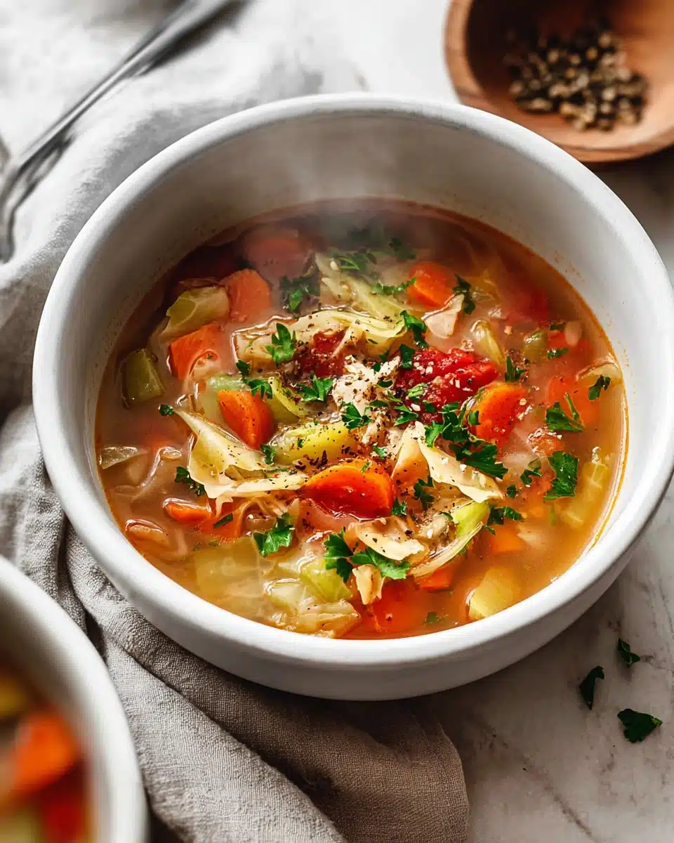 Easy Cabbage Soup Recipe (Hearty, Healthy & Ready in 30 Minutes)