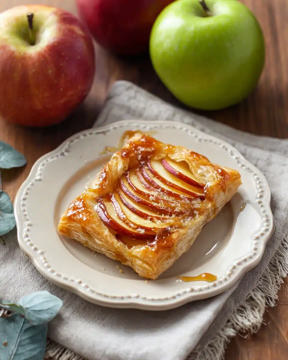 Caramel Apple Puff Pastries