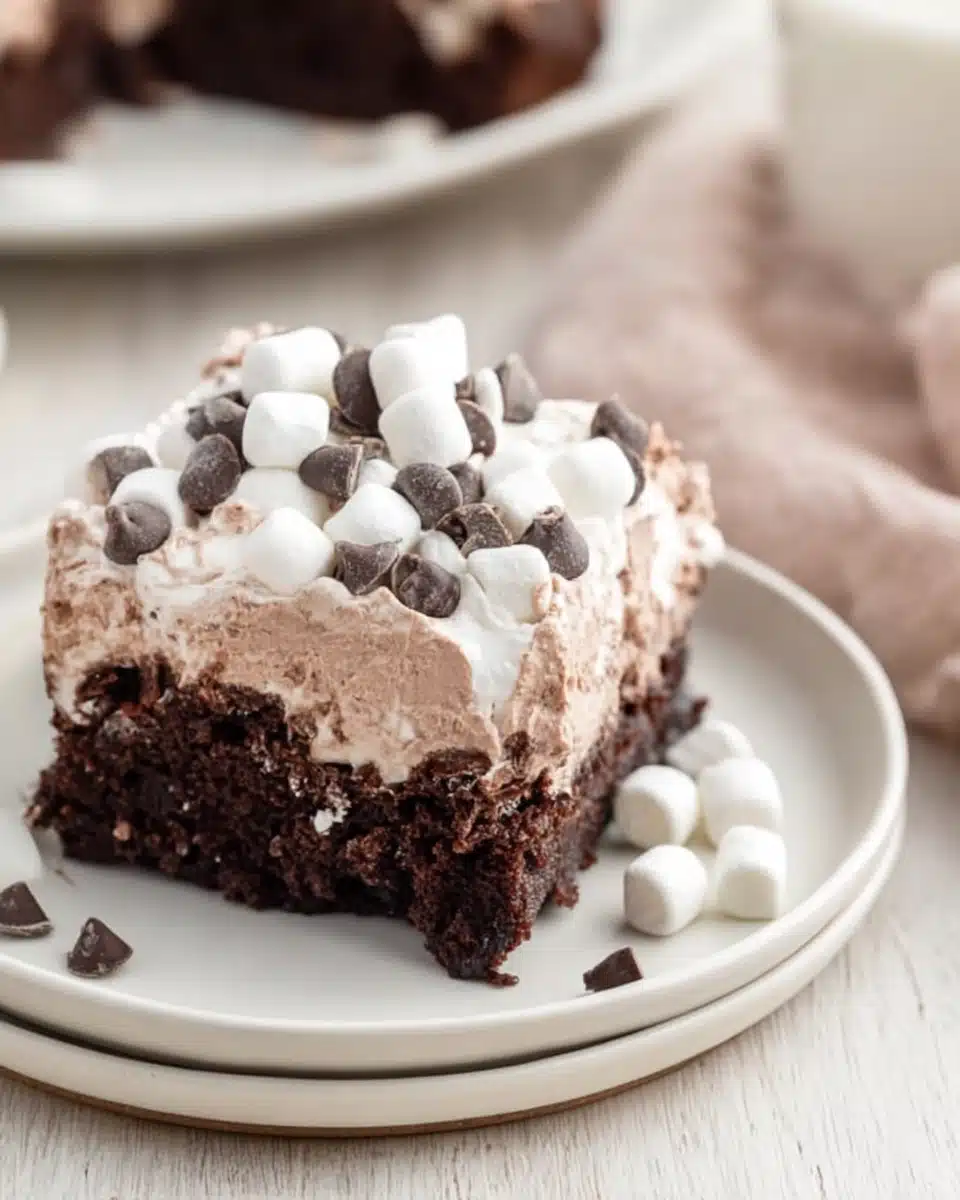 Cocoa Poke Cake (Perfect Christmas Dessert)