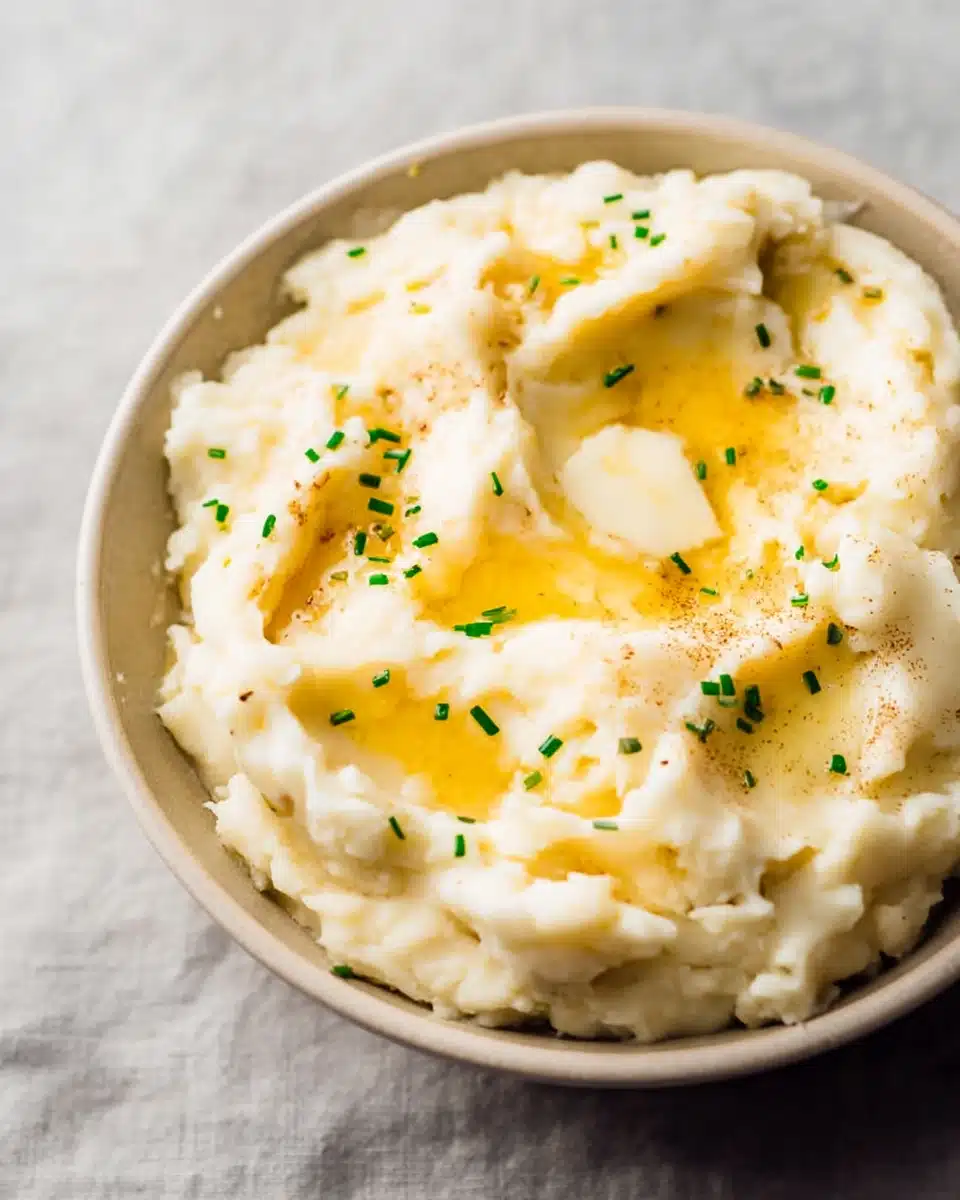 Easy Garlic Mashed Potatoes