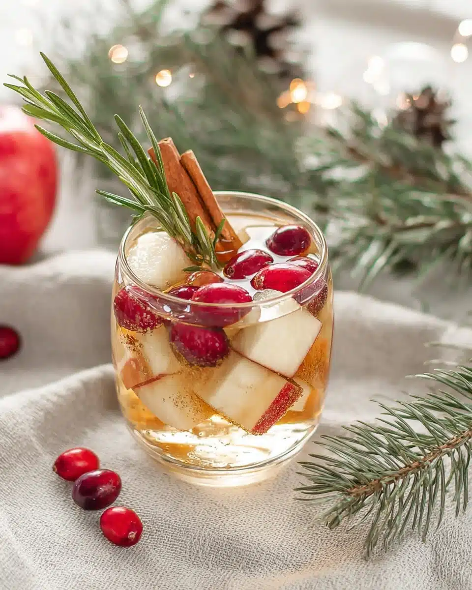 Festive White Christmas Sangria Recipe