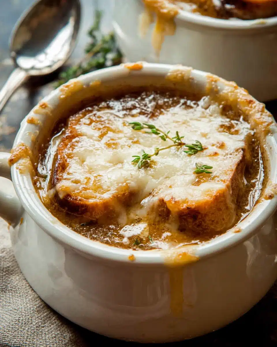 Classic French Onion Soup (Rich, Savory, and Cheesy Comfort)