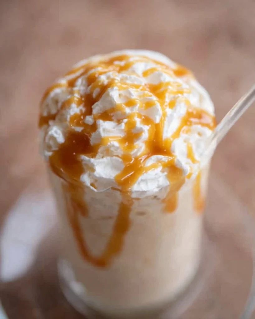 McDonald’s Caramel Frappe (Easy Copycat Recipe) 3 Caramel frappe topped with whipped cream and caramel drizzle