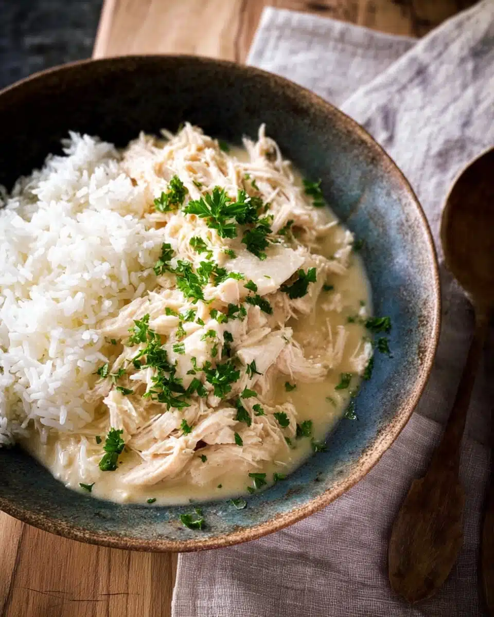 Easy 4-Ingredient Ranch Chicken Crock Pot Recipe