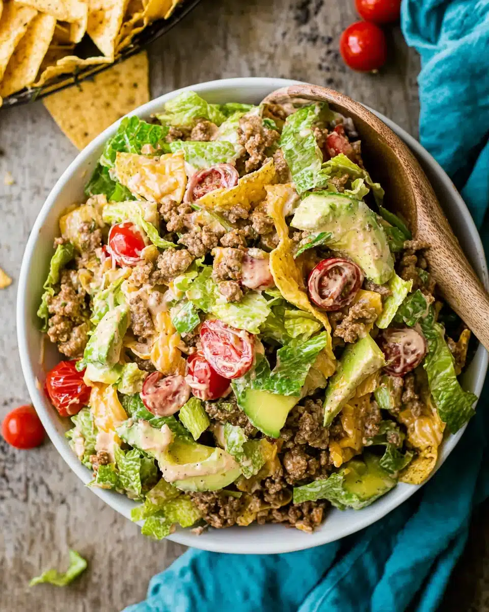 Title: The Best Taco Salad Recipe (Fresh, Flavorful & Ready in 25 Minutes)