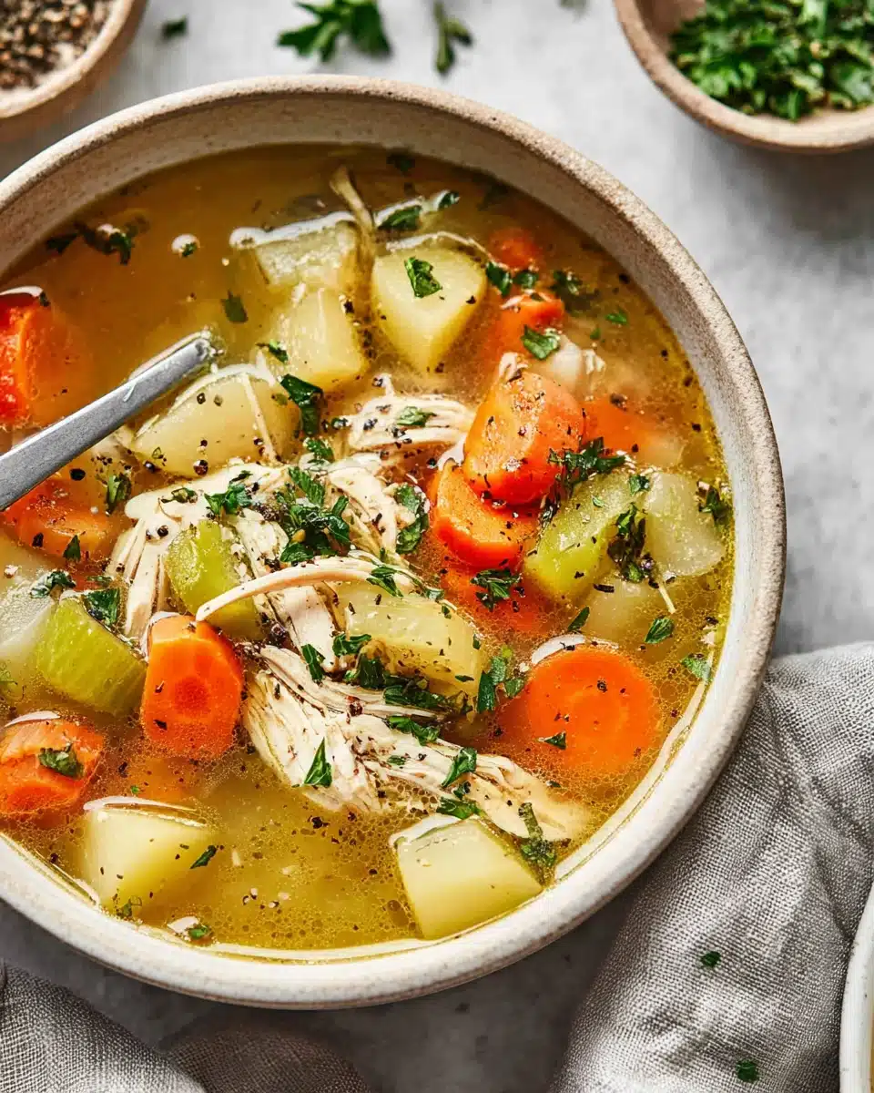 Easy and Flavorful Turkey Soup Recipe (Perfect for Leftovers)