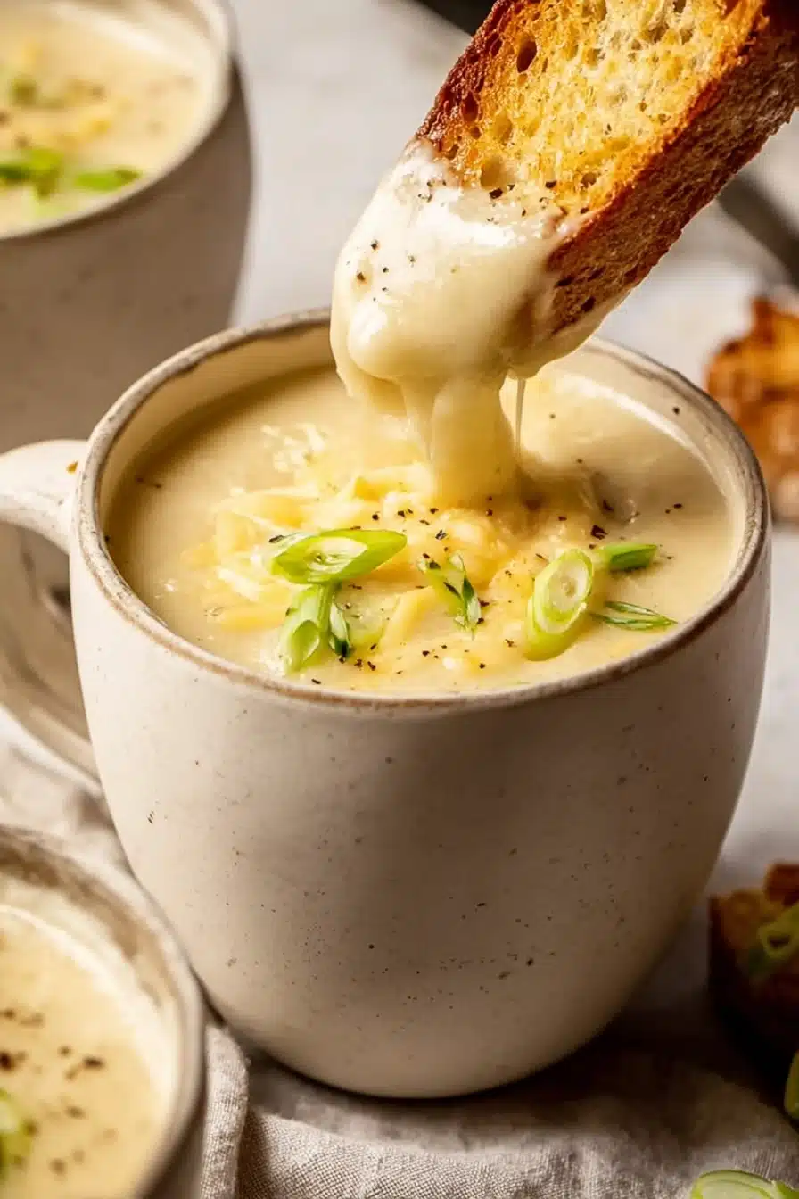 Cheddar Cauliflower Soup