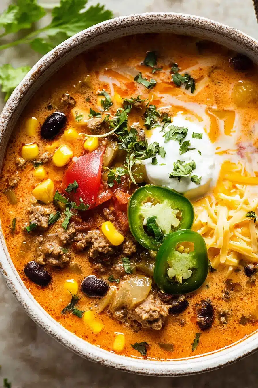 Creamy Taco Soup