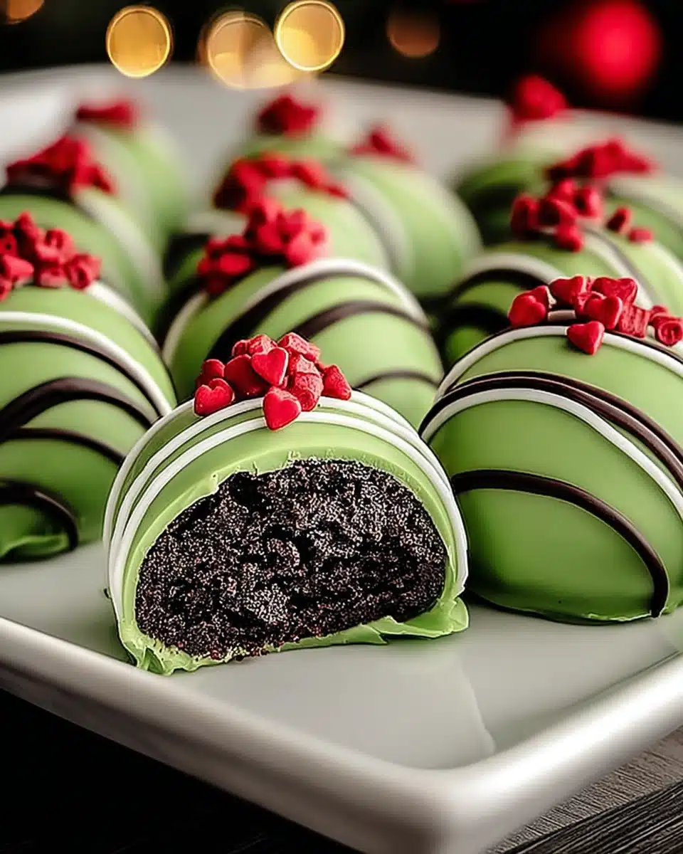 Delightful Grinch Oreo Balls – A Festive No-Bake Christmas Treat