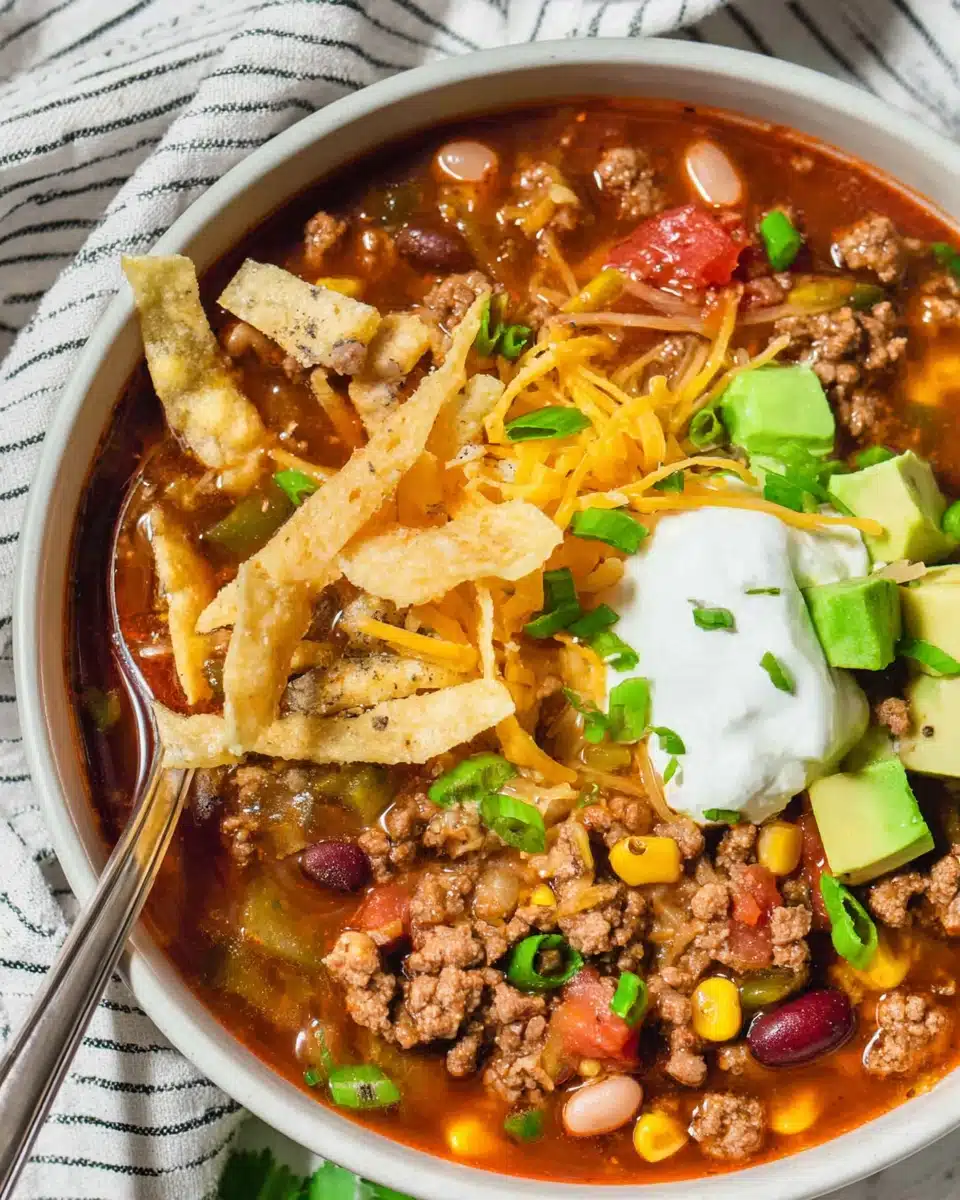 Easy Taco Soup Recipe