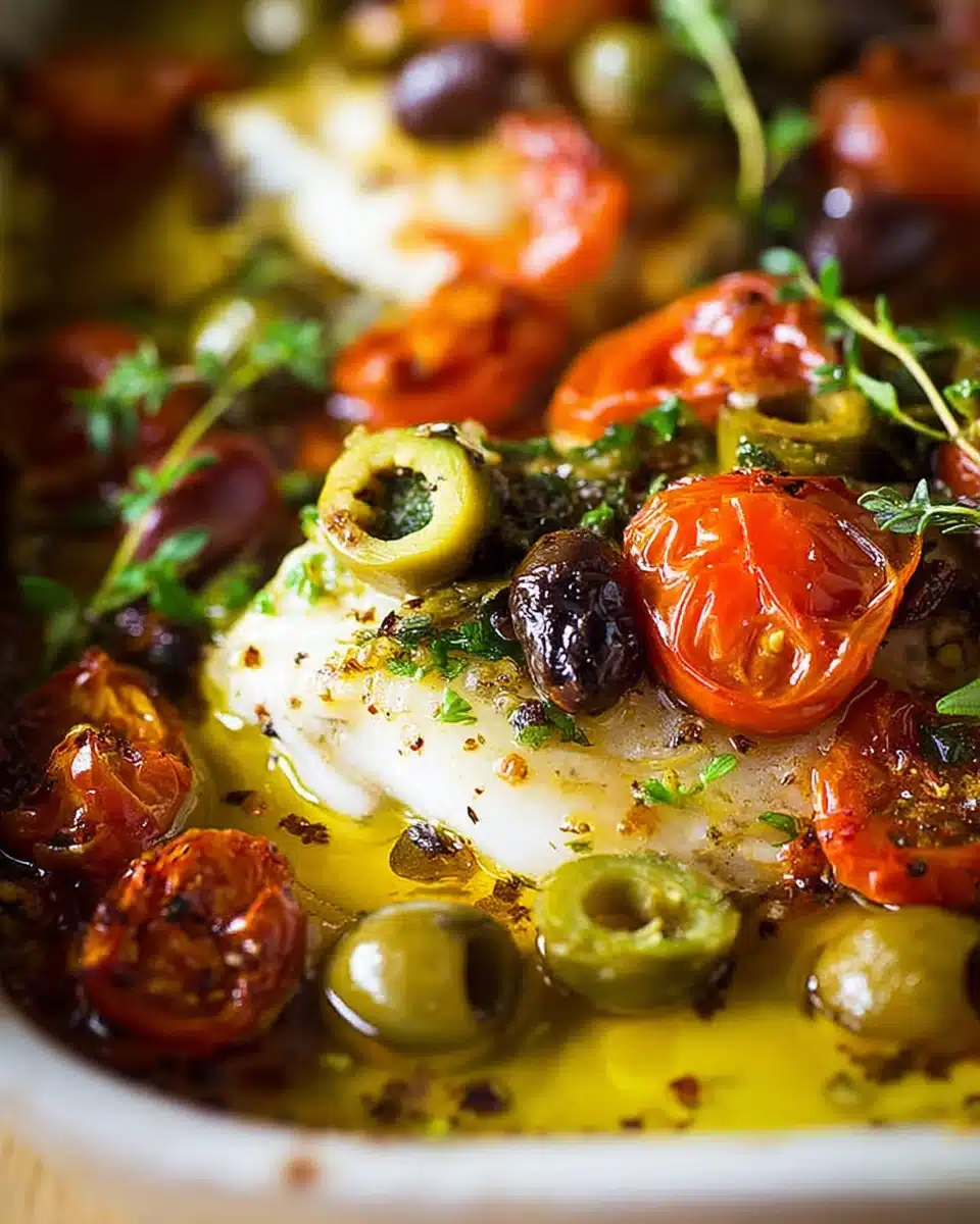 Mediterranean Baked Fish | Easy, Flavorful Dinner Recipe