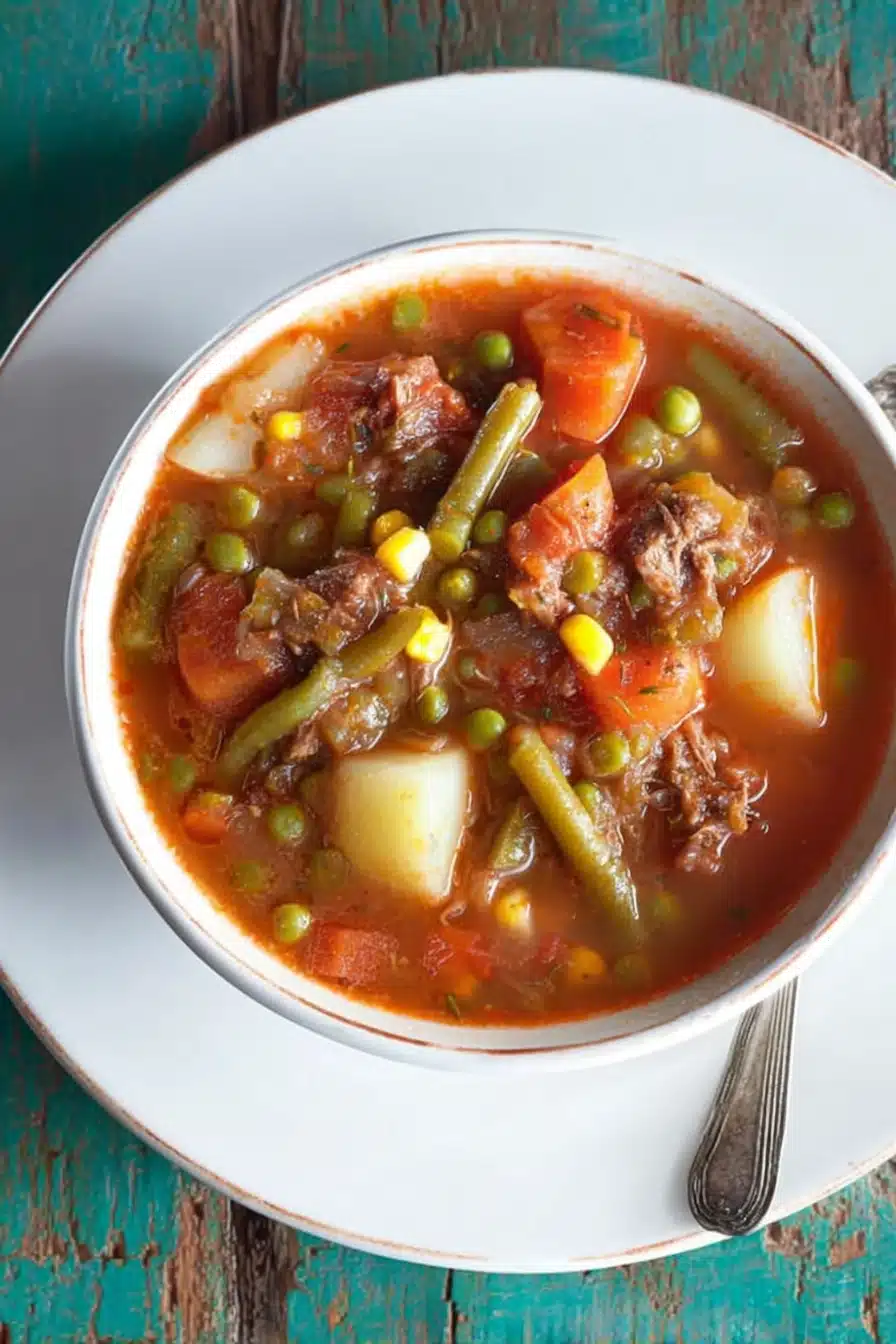 Old-Fashioned Vegetable Beef Soup