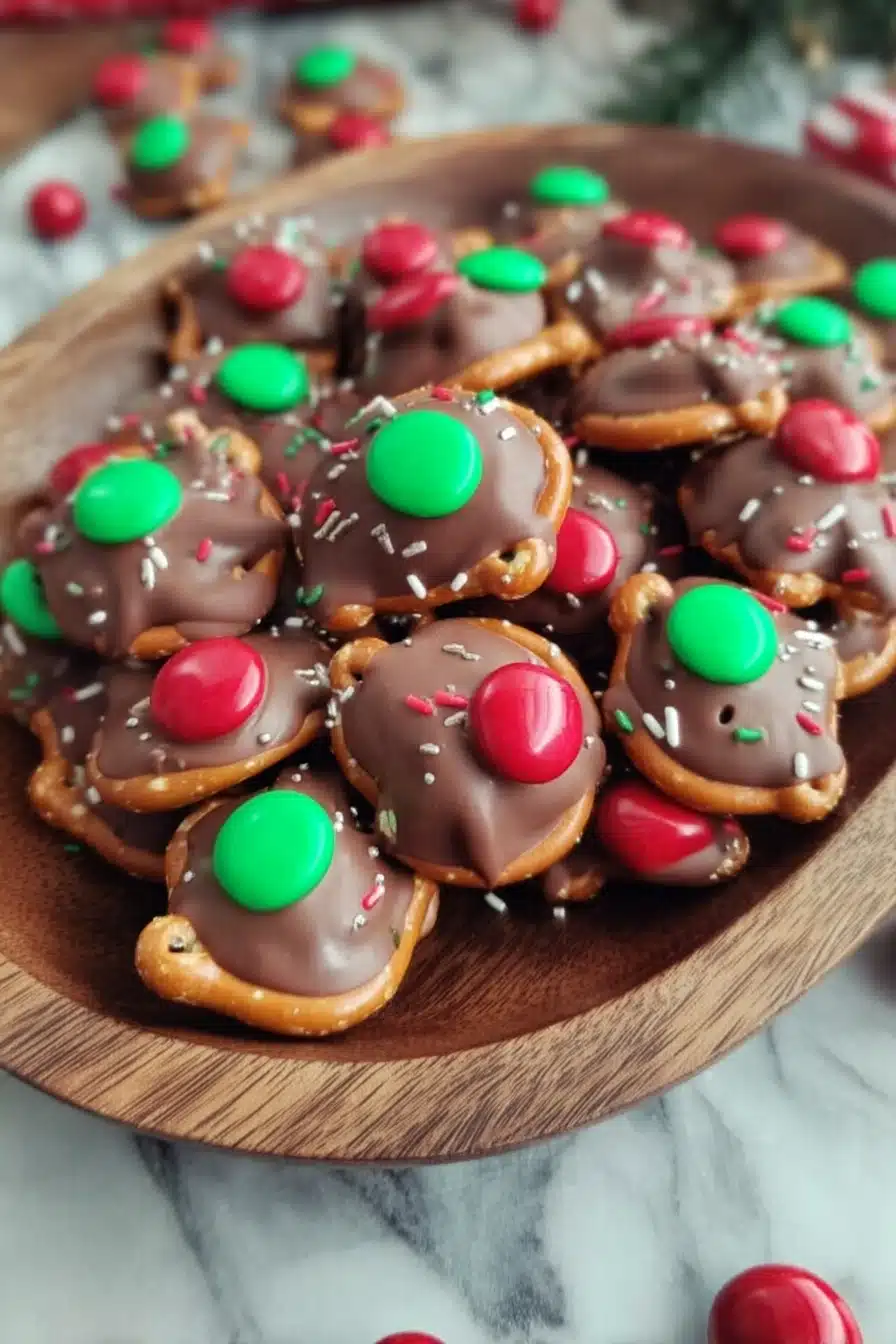 Pretzel Rolo Treats (Easy Christmas Sweet & Salty Holiday Bites)
