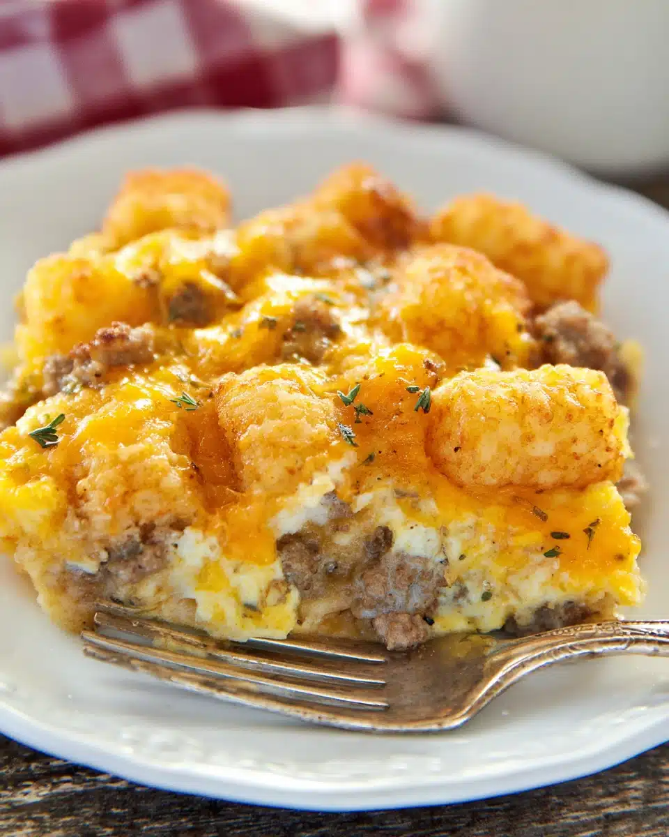 Tater Tot Sausage Breakfast Casserole – The Ultimate Comfort Breakfast