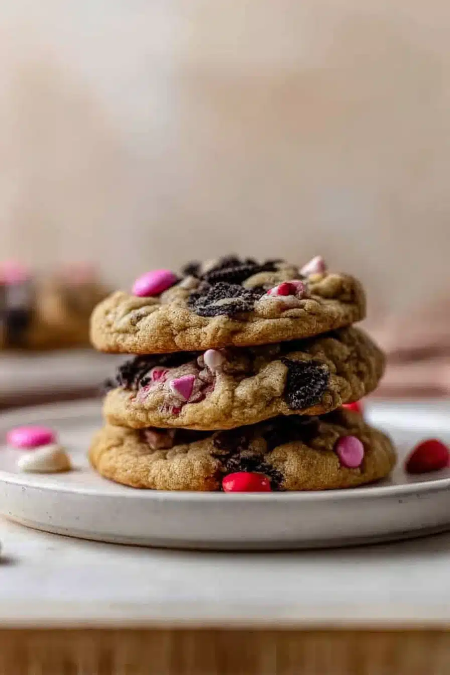 Valentines Day Oreo mms Cookies Recipe