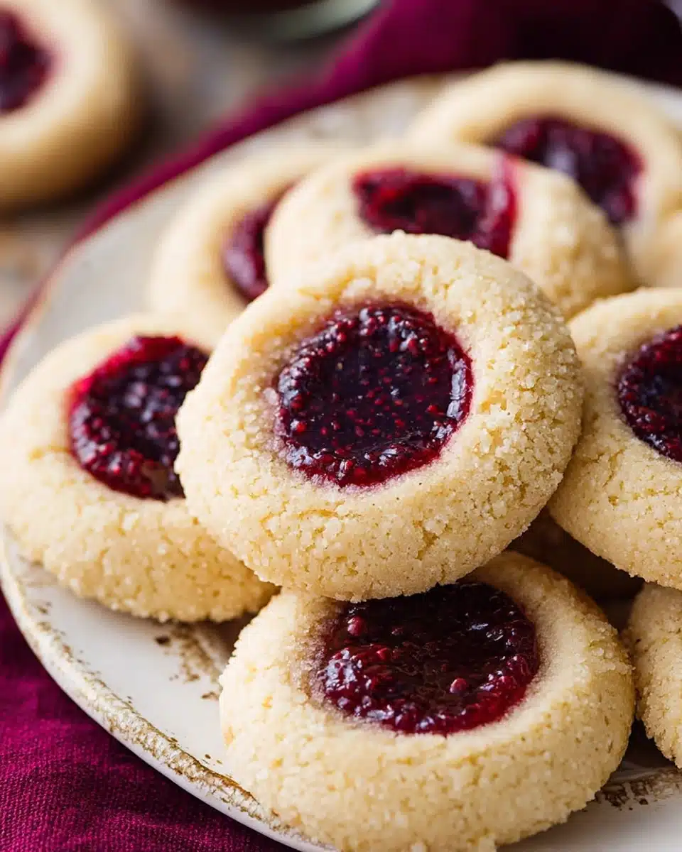 Classic Thumbprint Cookies (Christmas Recipe)