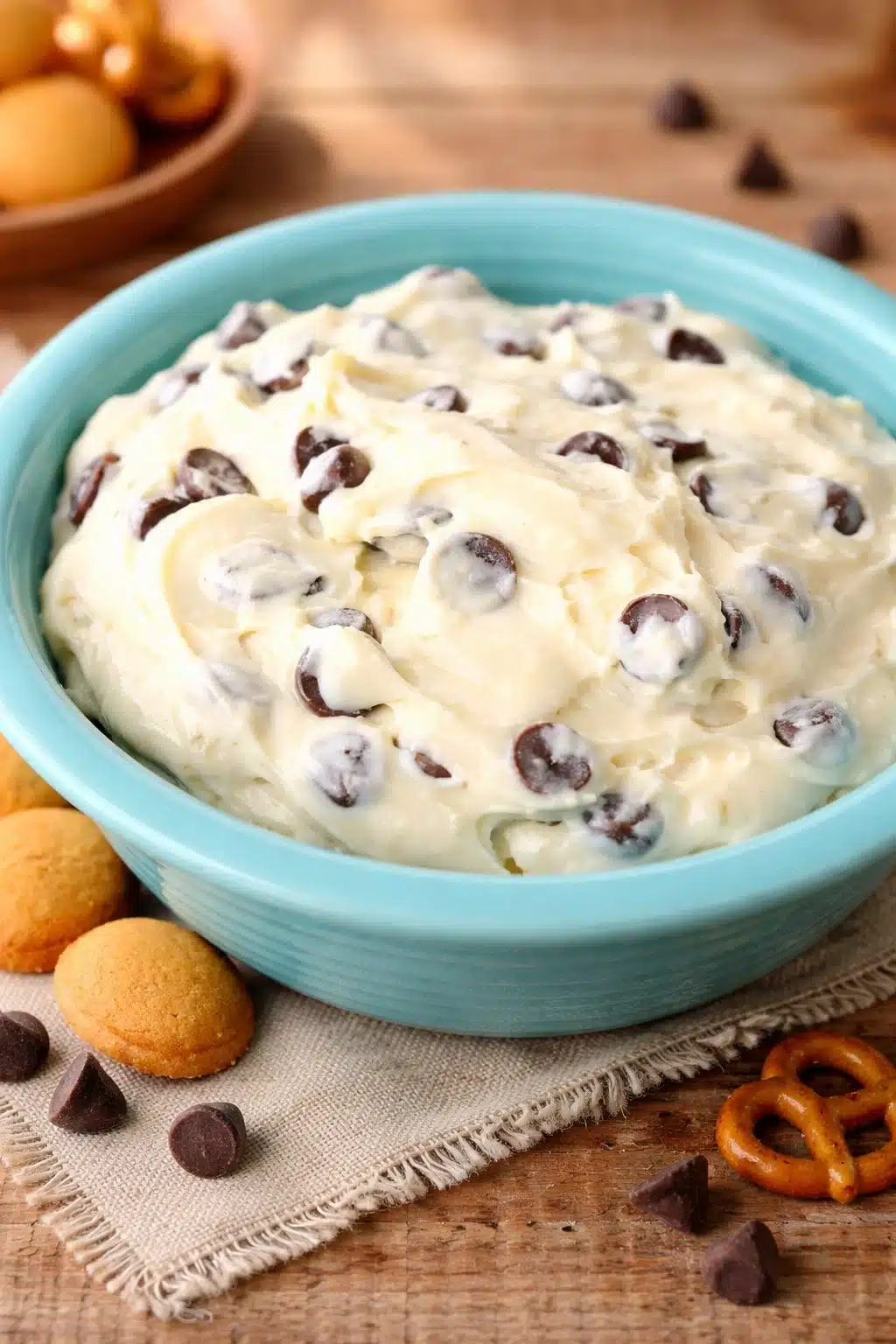 Chocolate Chip Dip Recipe – No-Bake Cheesecake-Style Dessert