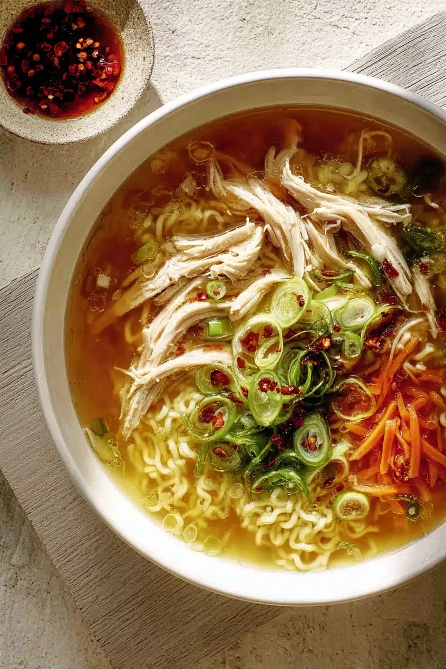 Ginger Scallion Chicken Noodle Soup: A Comforting, Flavor-Packed Bowl Made Easy
