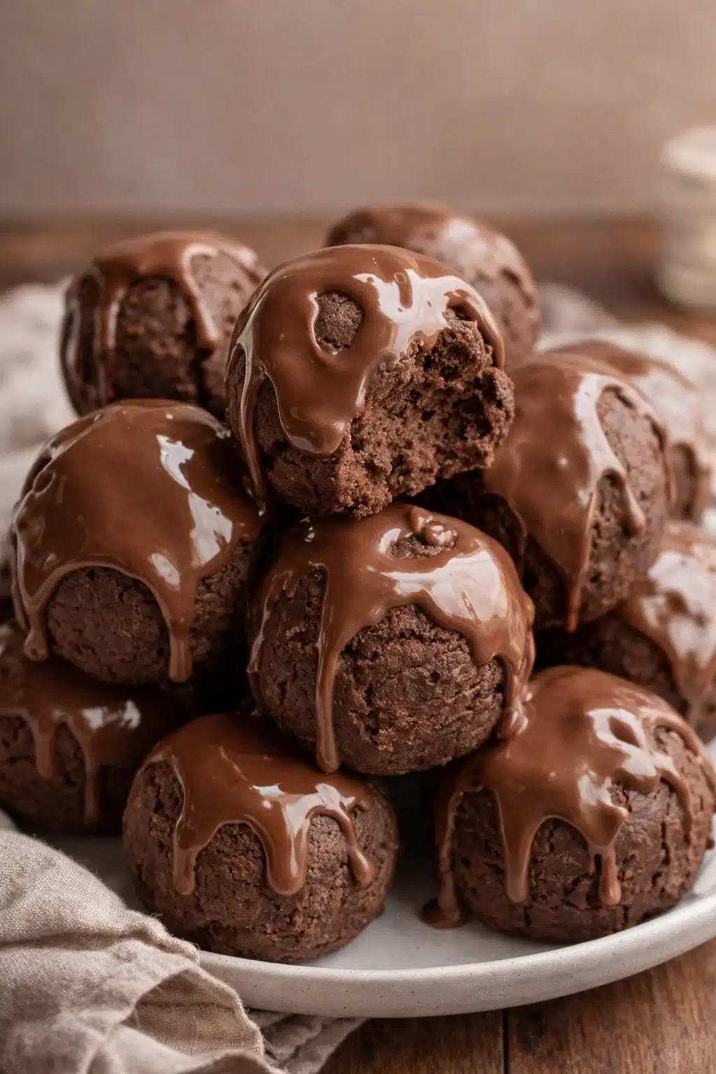 No-Bake Cottage Cheese Brownie Batter Protein Bites