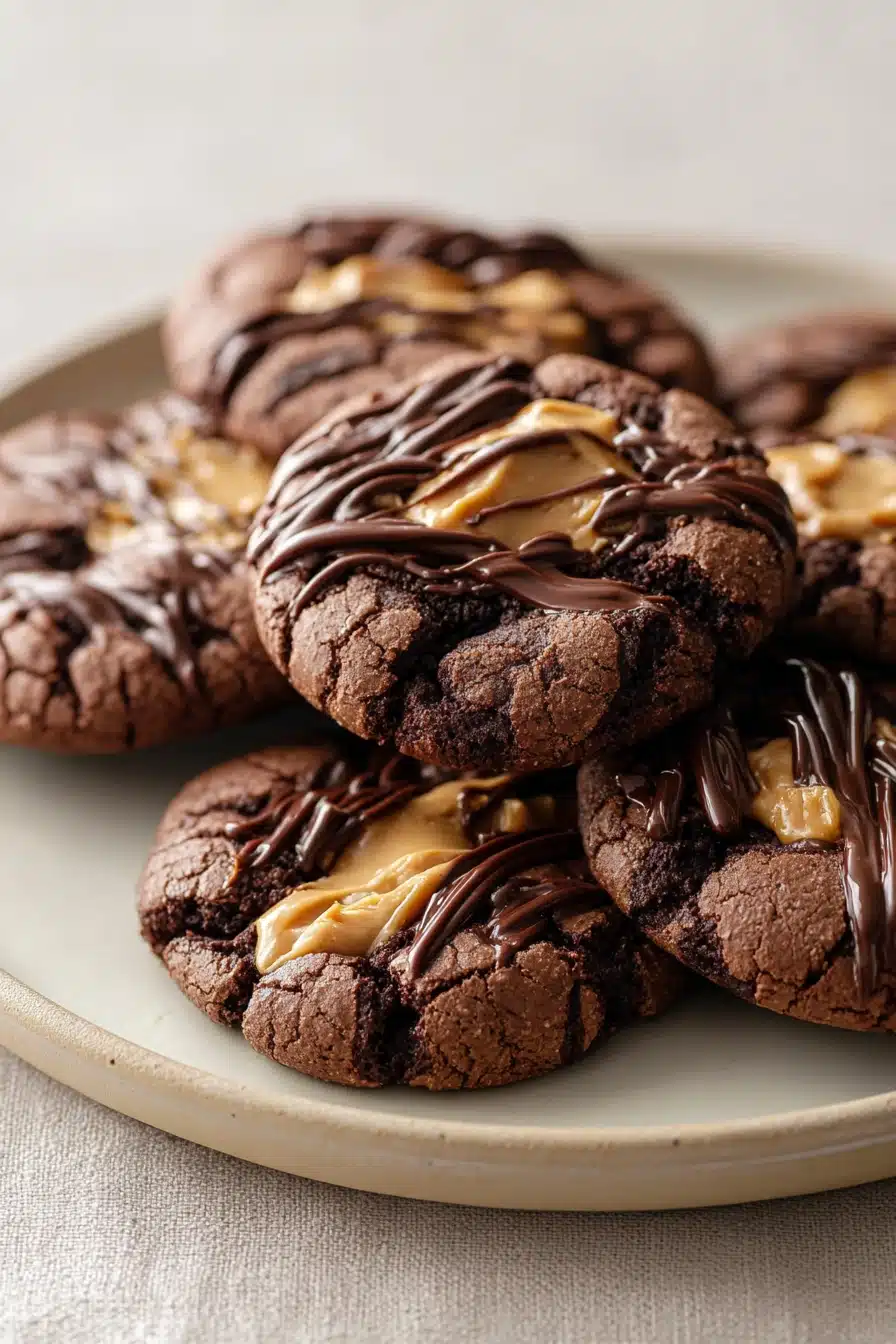 Peanut Butter Brownie Cookies