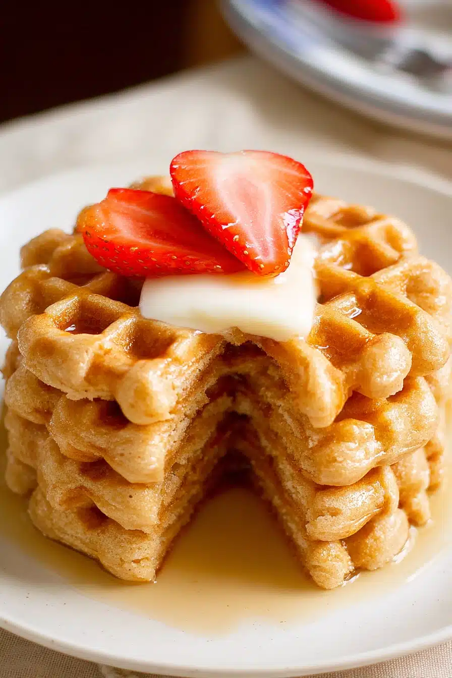 Protein Waffles Recipe (Over 45g Protein) – Crispy, Low-Calorie & Ready in 5 Minutes