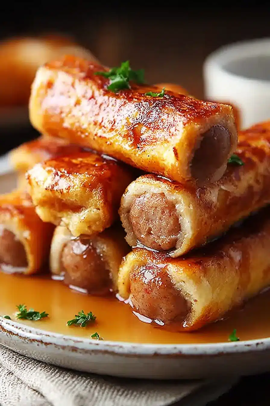 Sausage French Toast Roll-Ups Recipe