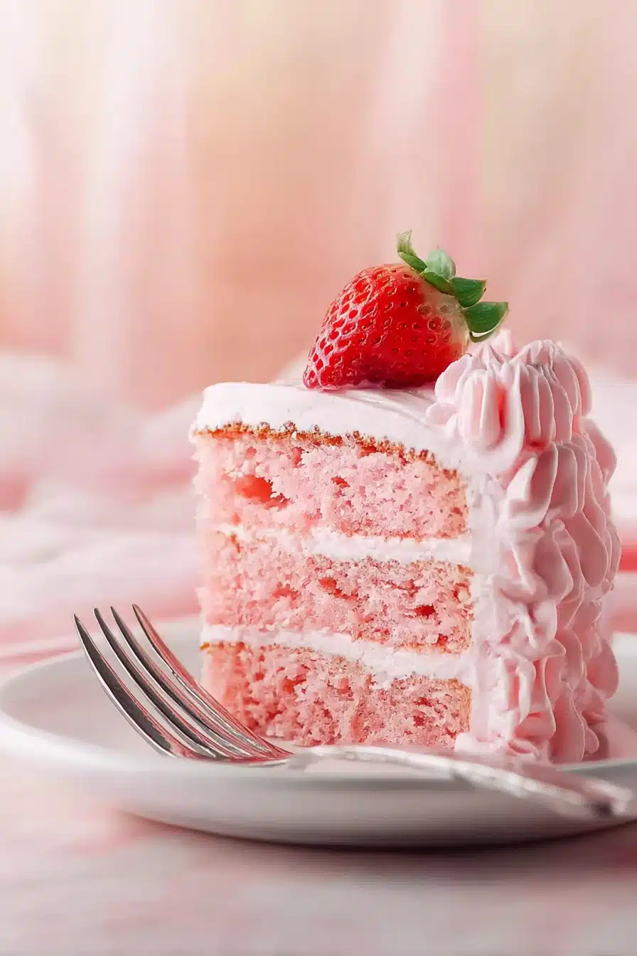Strawberry Cake – Soft, Sweet, and Full of Real Strawberry Flavor