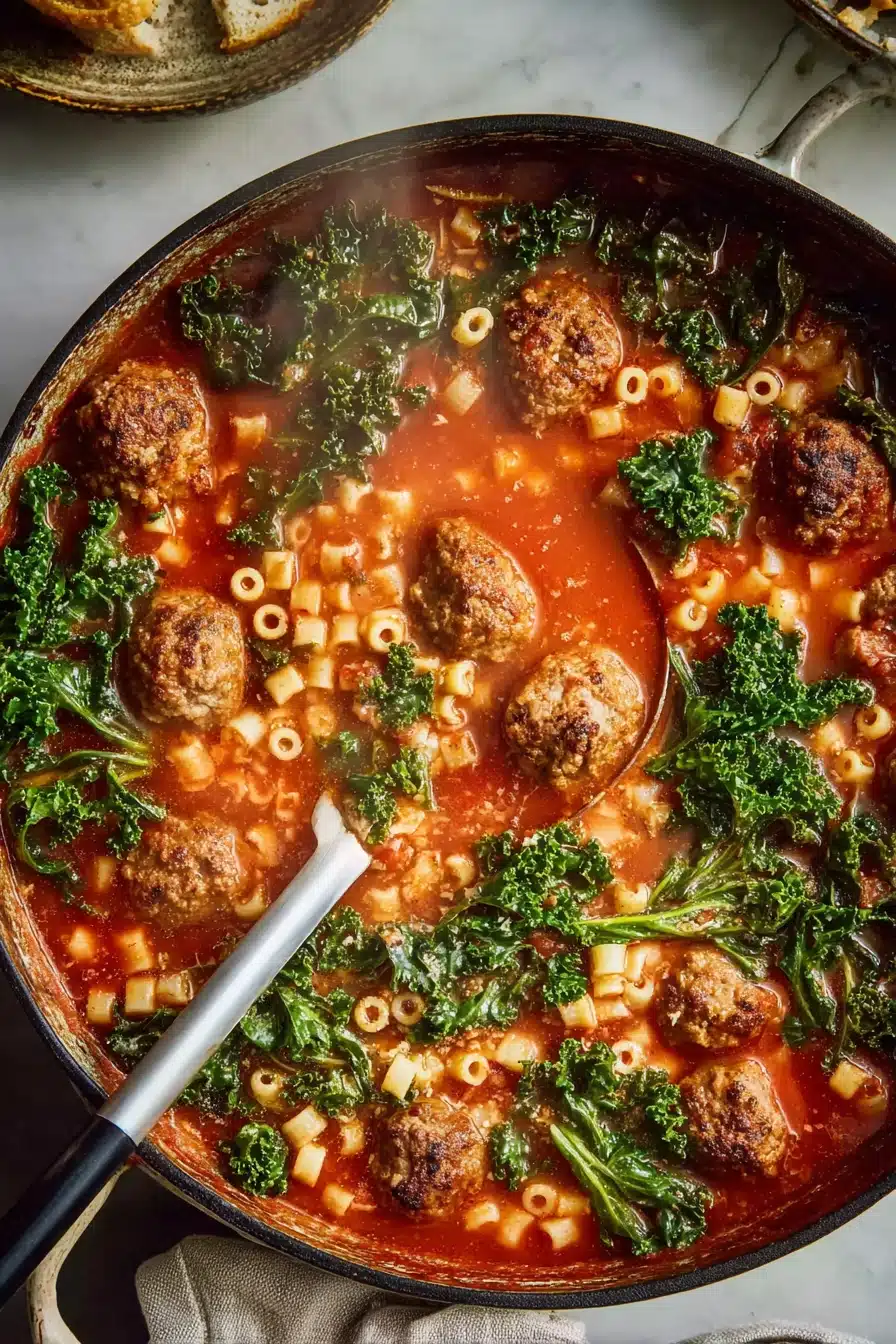 Italian Meatball Soup – Cozy, Flavor-Packed Comfort in a Bowl