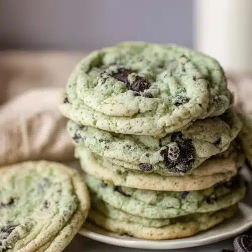 Oreo Shamrock Shake Cookies 5 Oreo Shamrock Shake Cookies with soft texture