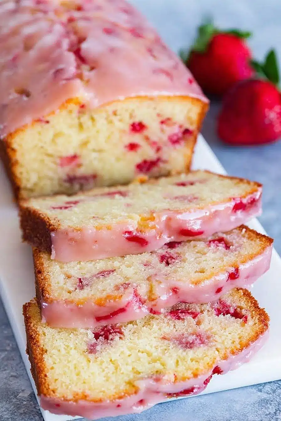 Strawberry Pound Cake