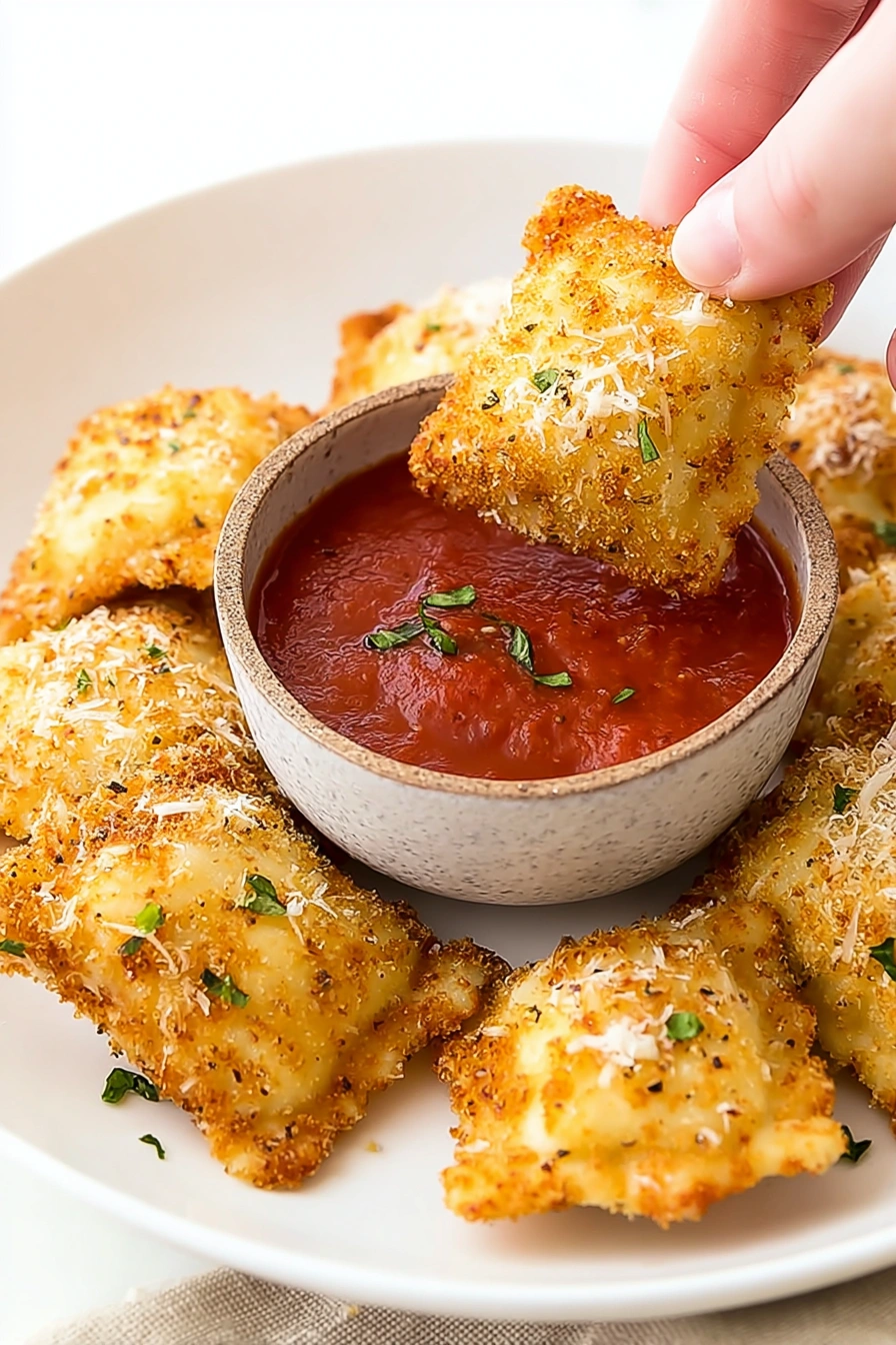 Toasted Ravioli (Air Fryer Recipe)