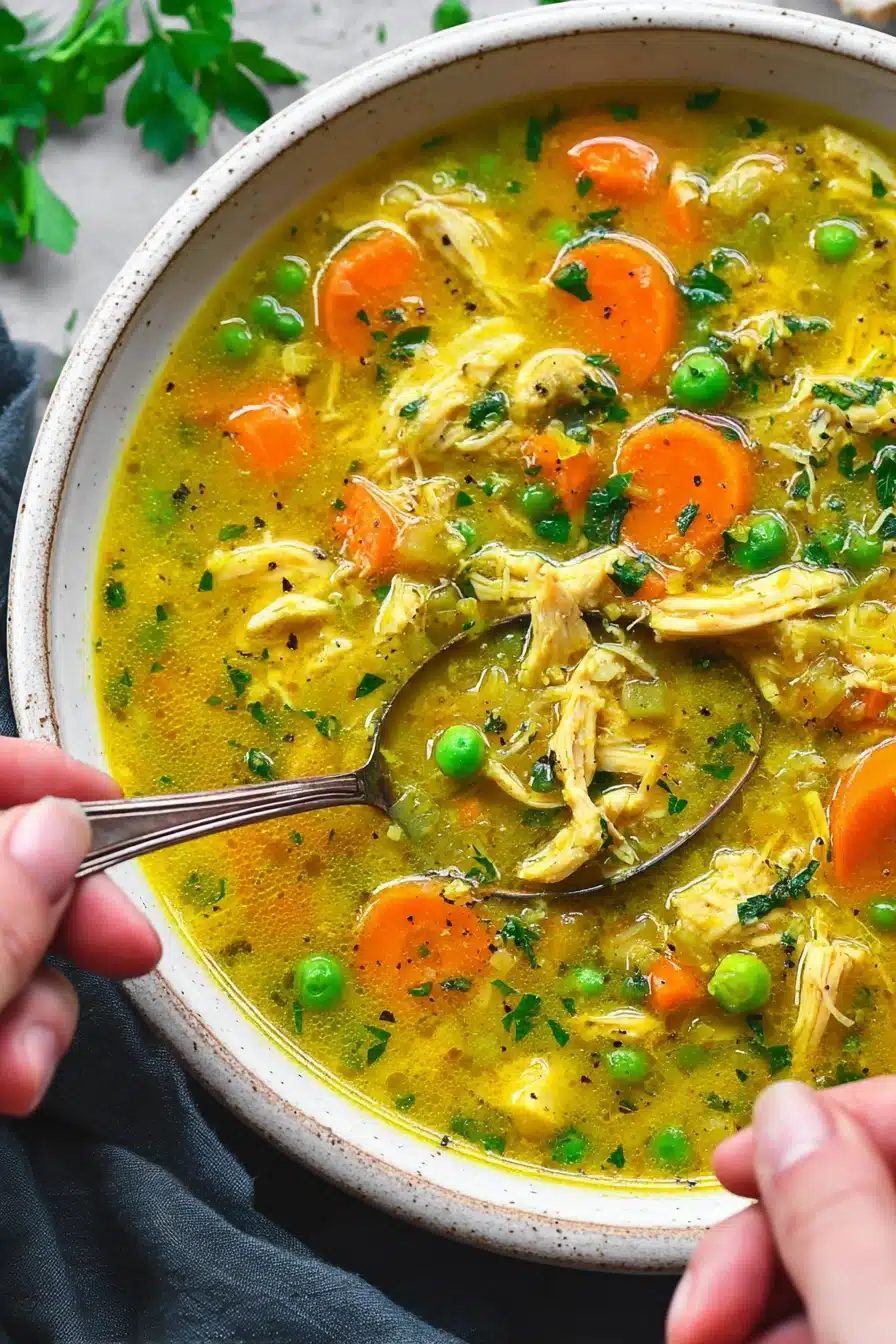 Anti Inflammatory Turmeric Chicken Soup